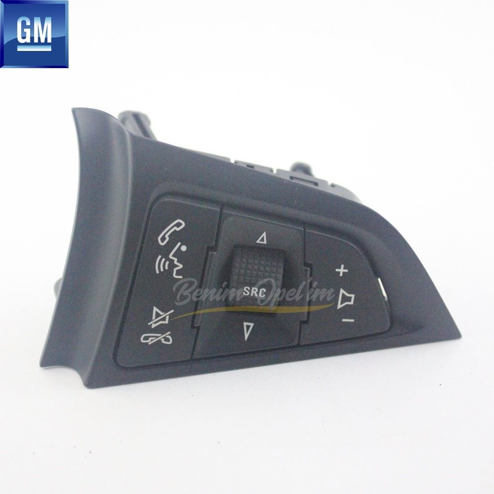 Steering Wheel Tape And Phone Volume Control Button Black Right Opel Astra J, Insignia A, Meriva B, Zafira C GM Genuine 6780753 - 13268686 - 13268686