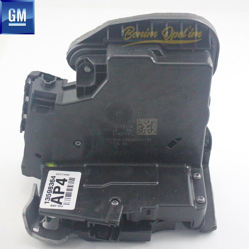 Product Code : 13598364 - Opel Insignia B, Astra K Left Rear Door Lock GM Genuine 13598364 - 13533664