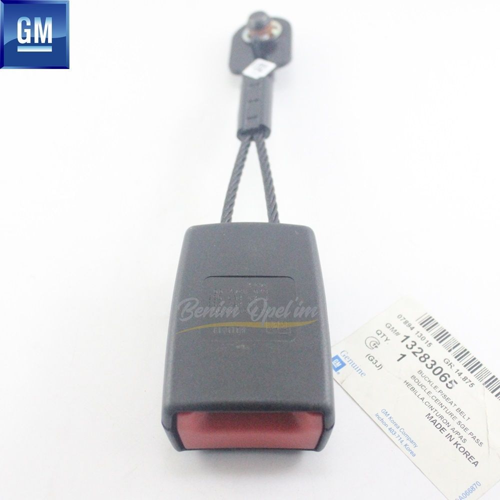 Product Code : 13283065 - Opel Astra J Left Front Seat Belt Buckle (Driver Side) GM Genuine 13283065 - 197779