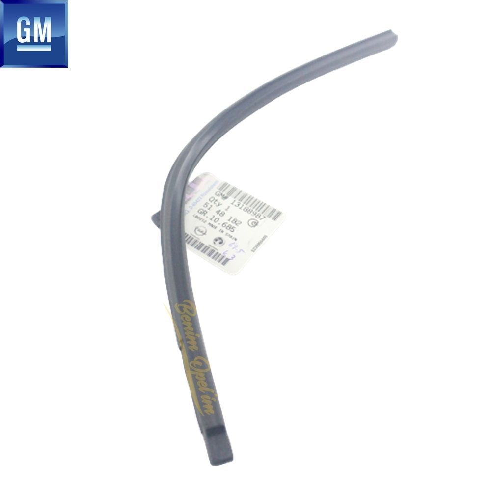 Opel Corsa D, Corsa E Right Rear Door Fixed Corner Glass Fitting GM Original 5148182 - 13188987