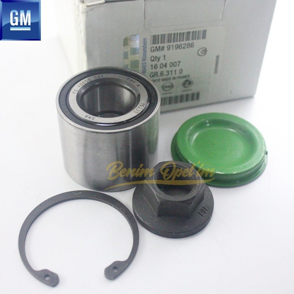 Product Code : 1604007 - Opel Corsa C Rear Wheel Bearing Set Drum GM Original 1604007 - 9196286