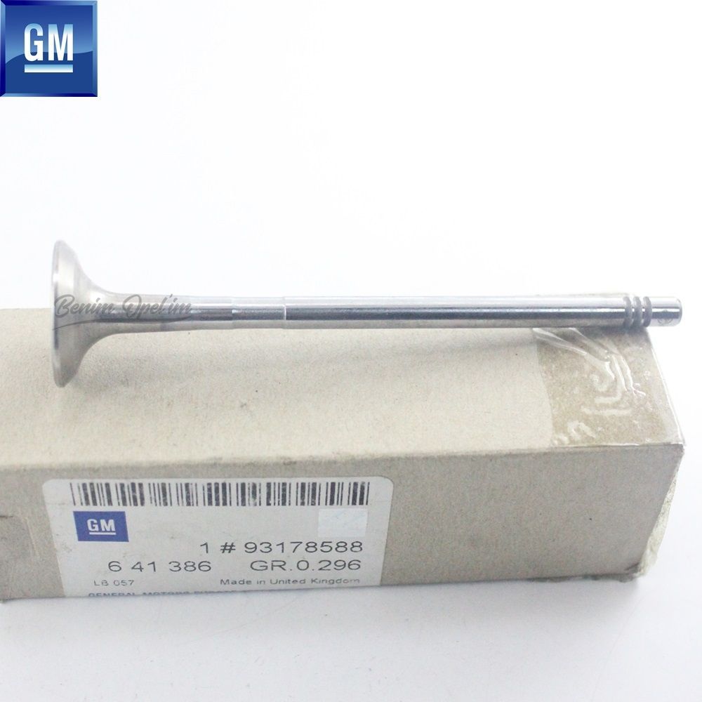 Product Code : 641386 - Exhaust Intake Valve (Valve) 1.9 Opel Astra H, Vectra C, Zafira B GM Genuine 641386 - 12855125