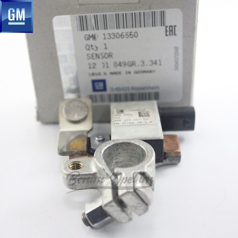 Start Stop Battery Sensor Chevrolet Aveo, Captiva, Opel Adam, Antara, Corsa D, Corsa E, Mokka/Mokka X GM Genuine 1201049 - 13306650