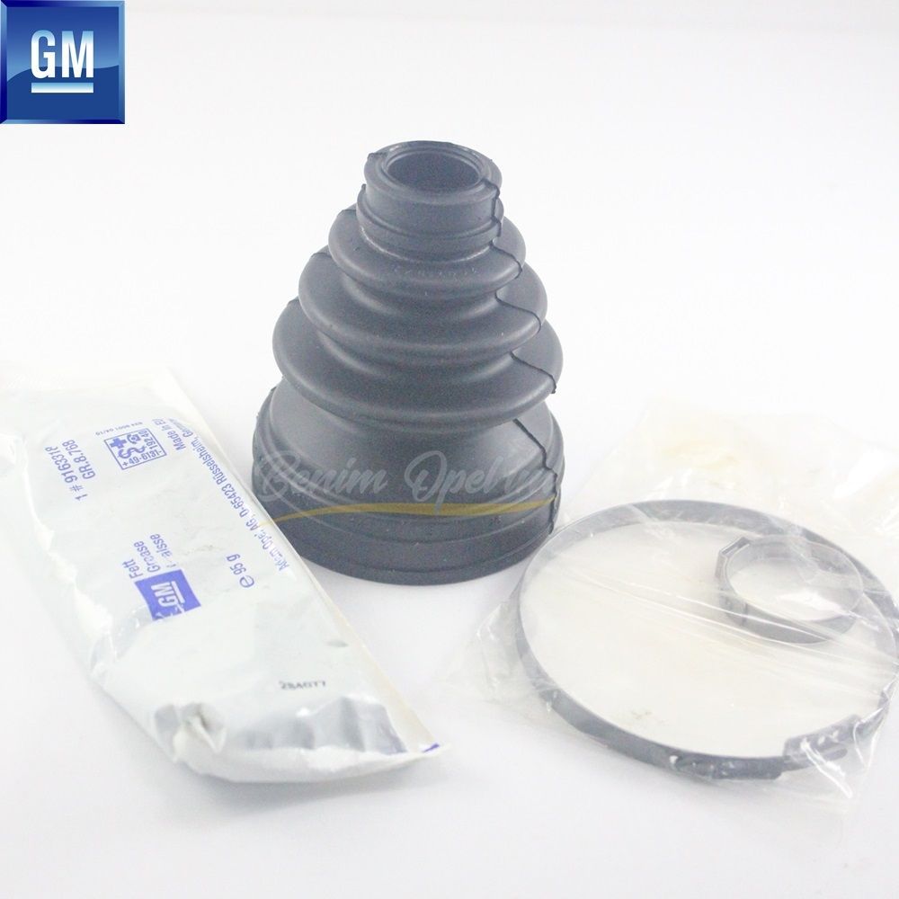 Inner Axle Boot Grease Oil And Clamp Curved Diesel Complete Opel Corsa C Combo C Meriva A Tigra B GM Original 1603230 - 26094870 - 26094870