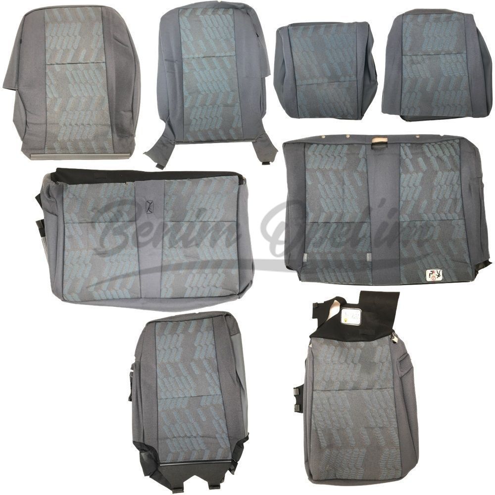 Product Code : F51103-O130V07 - Ford Connect Seat Cover Kit Airbag Semi Leather Smoked Colour Original F51103-O130V07