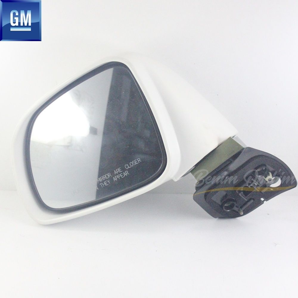 Product Code : 96818123 - Chevrolet Captiva C100 Left Outside Rear View Mirror Signal Free White Complete GM Original 96818123