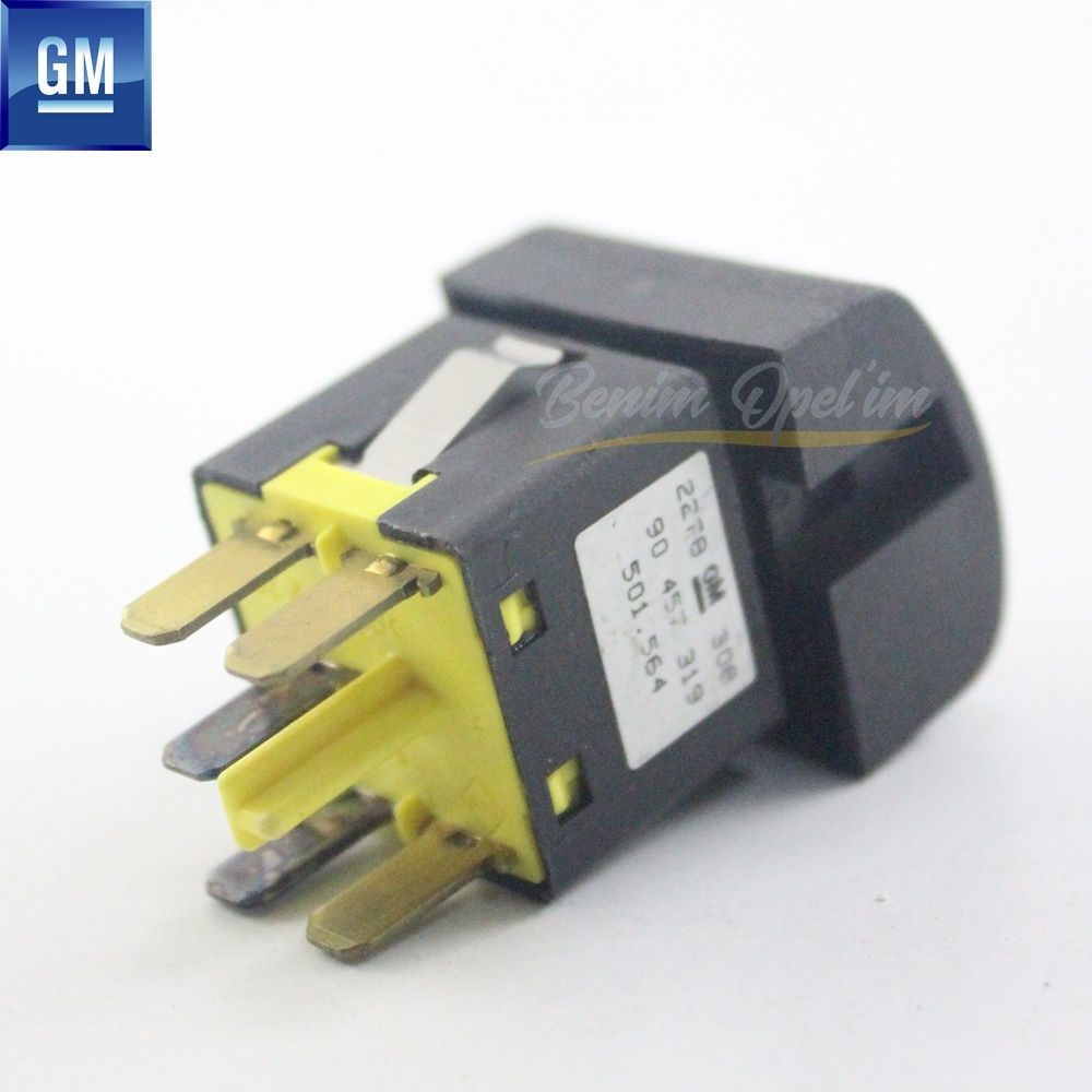 Opel Omega B, Vectra B Rear Window Resistance Switch GM Genuine 1239315 - 90478235