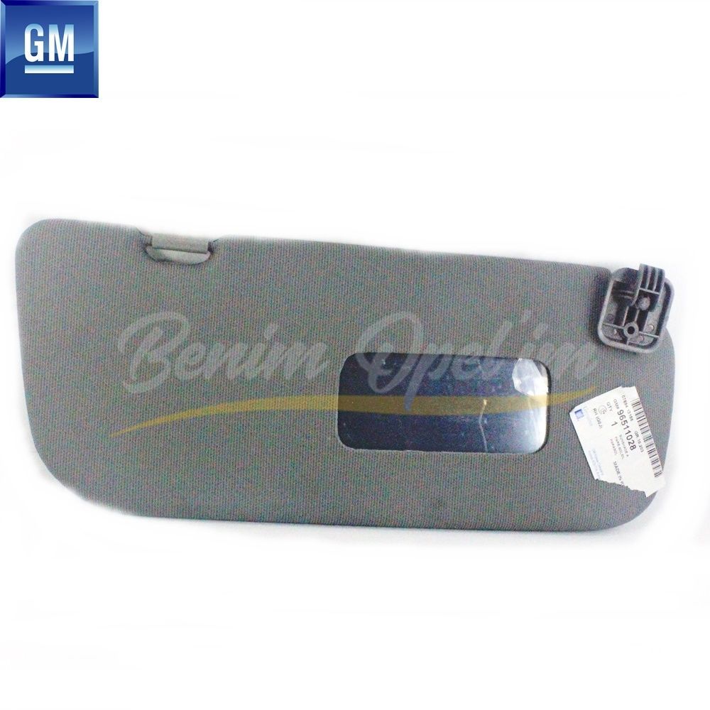 Product Code : 96511028 - Chevrolet Nubira J150 Right Sun Visor Mirrored Grey Complete GM Original 96511028