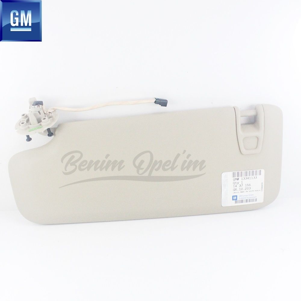 Product Code : 1437156 - Opel Insignia A Right Sun Visor Mirrored Beige GM Genuine 1437156 - 13341133