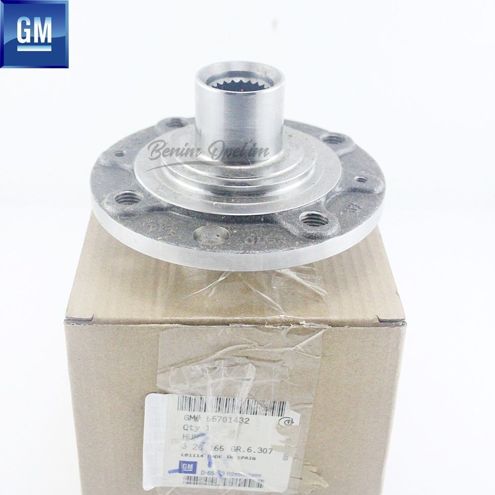 Front Wheel Hub 4 Lug 1.0/1.2/1.4 Opel Adam, Corsa D, Corsa E GM Original 55701432 - 13495964