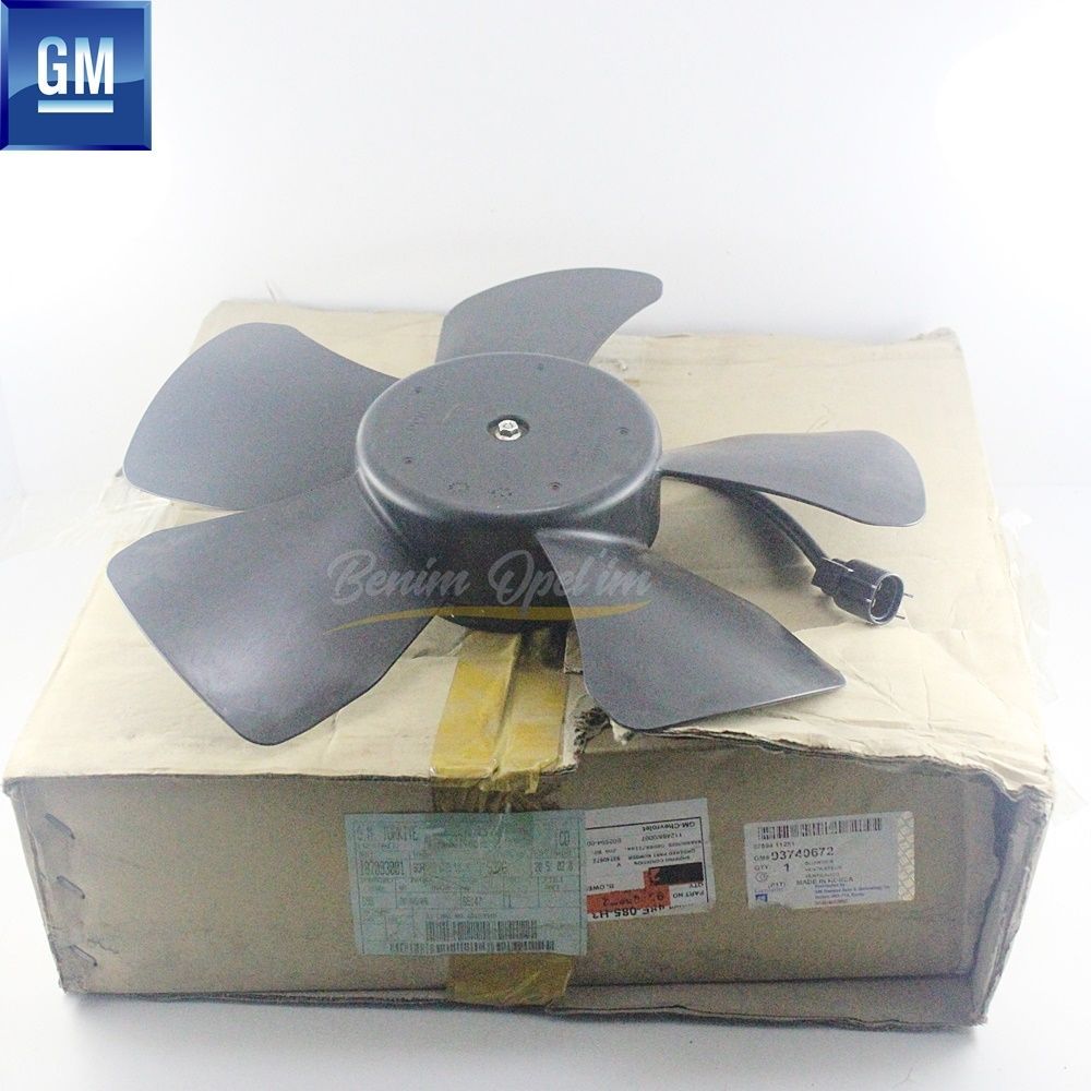 Product Code : 93740672 - Chevrolet Aveo, Kalos Radiator Fan Motor GM Genuine 93740672