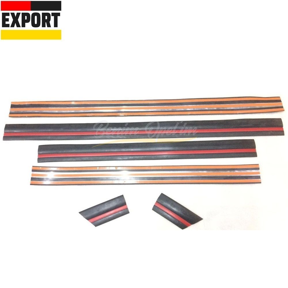 Opel Vectra A GT Door Band Kit Black with Red Stripe 1st Class Quality