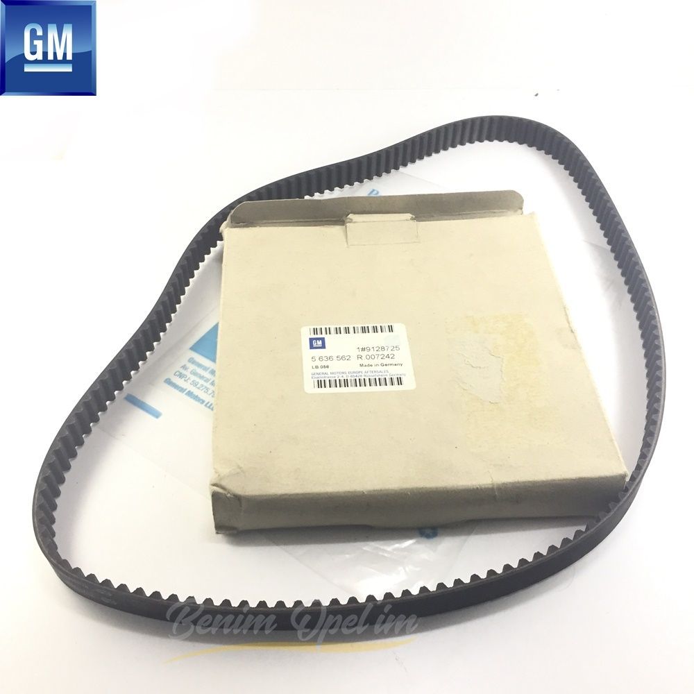 146 Teeth 20mm Timing Belt 1.6/1.8/2.0 Opel Astra F, Omega B, Vectra A, Vectra B, Calibra, Frontera A, Kadett E GM Original 9128725 - 90530286