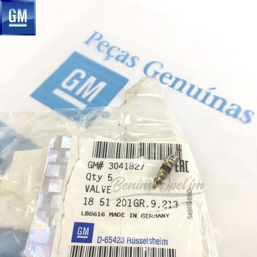 Gm Opel Air Conditioner Sibobu Needle Low Pressure Valve 1.0/1.2/1.4/1.7/1.7/1.8/2.0/2.2 1851201 - 3041827