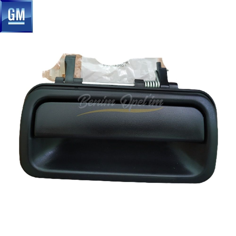 Opel Frontera A Complete Right Rear Door Exterior Opening Handle Black GM Original 5138004 - 91150836