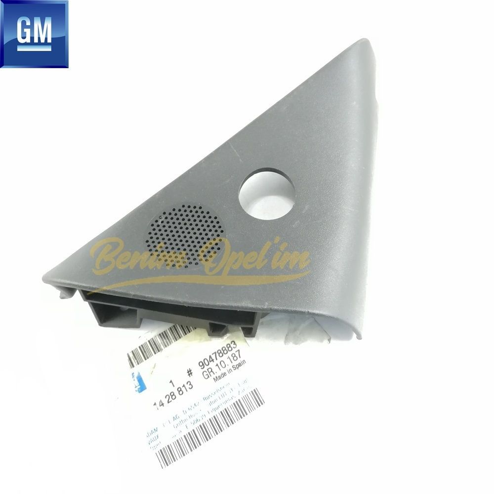 Product Code : 1428813 - Opel Corsa B Left Manual Outside Rear View Mirror Inner Corner Cover Smoked GM Original 1428813 - 90478883