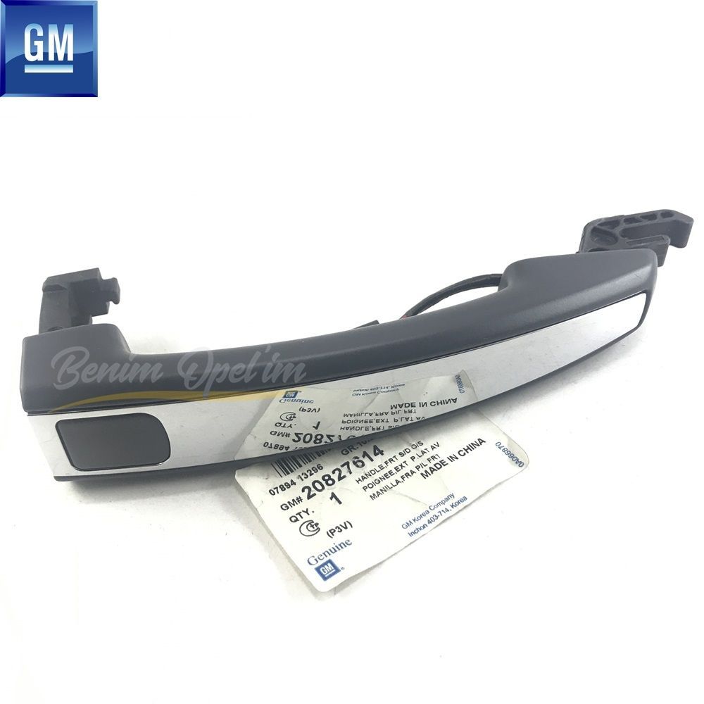 Product Code : 20827614 - Chevrolet Cruze Front Door Exterior Opening Handle Chromed (Right Left Compatible) GM Original 20827614 - 25936903