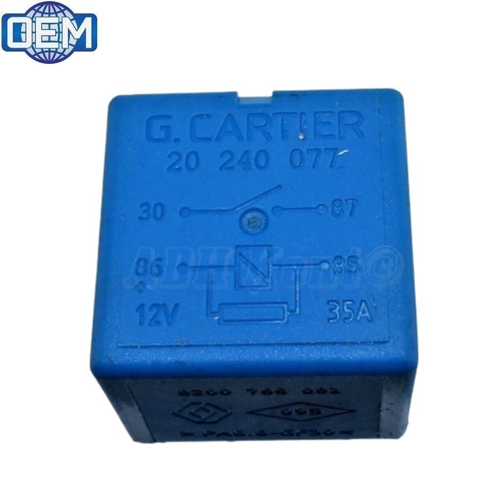 Product Code : 20240077 - G.Cartier Renault Flasher Role 4 Plug Blue 12V 35 Amp. 20240077 - 8200766081