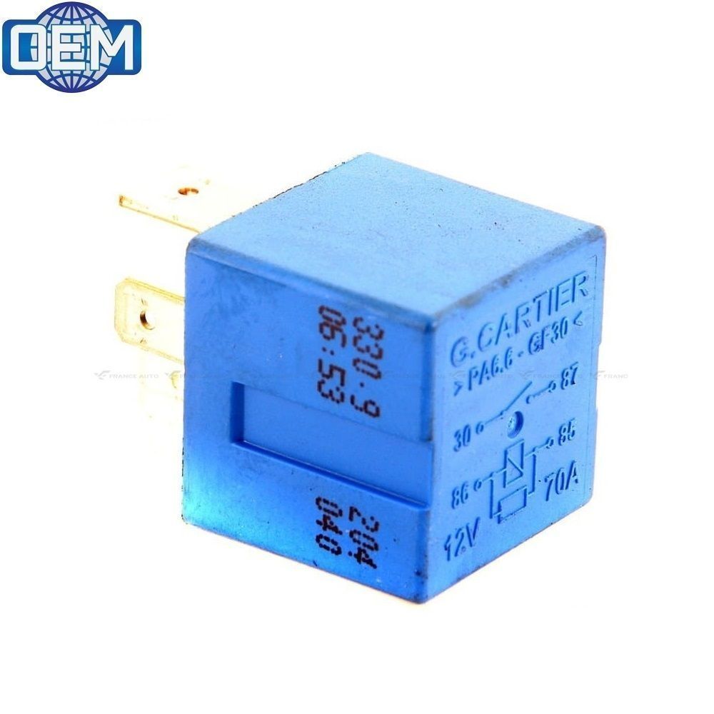 Product Code : 22204040 - G.Cartier Renault Flasher Role 4 Plug Blue 12V 70 Amp. 22204040 - 8200337666