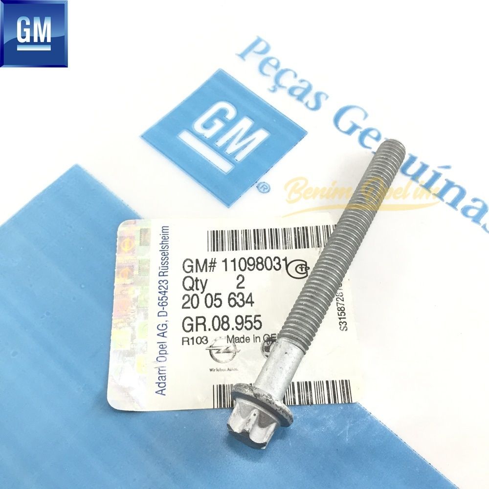 Product Code : 2005634 - Underbody Shock Absorber Torque Screw M8X80 Opel Astra H, Calibra, Corsa C, Combo C, Meriva B, Omega B, Zafira B GM Genuine 2005634 - 11098031