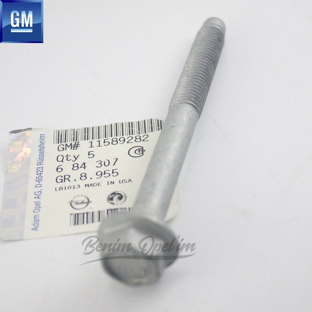 Product Code : 684307 - Opel Astra J, Insignia A Hexagonal Rear Axle Bolt M12X115.9mm GM Genuine 684307 - 11589282