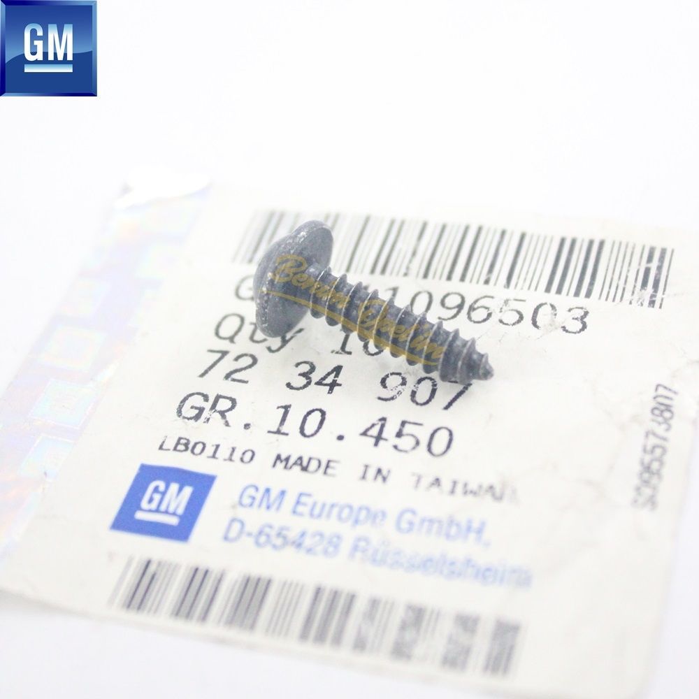 Bolt M4.8X19 Door Trim Bolt Opel Astra G H, Combo C, Corsa C D, Meriva A, Tigra B, Vectra C, Zafira A B GM Genuine 7234907 - 11096503