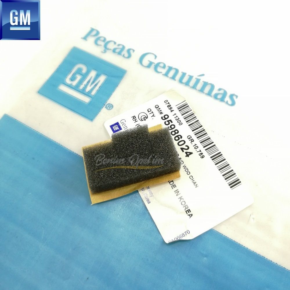 Product Code : 95986024 - Chevrolet Cruze Right Rear Door Window Pillar Top Sponge GM Original 95986024