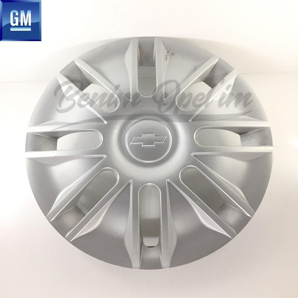 Product Code : 96653142 - Chevrolet Aveo, Kalos Wheel Cover 8 Spoke 13 Inch 1 Piece Price GM Genuine 96653142