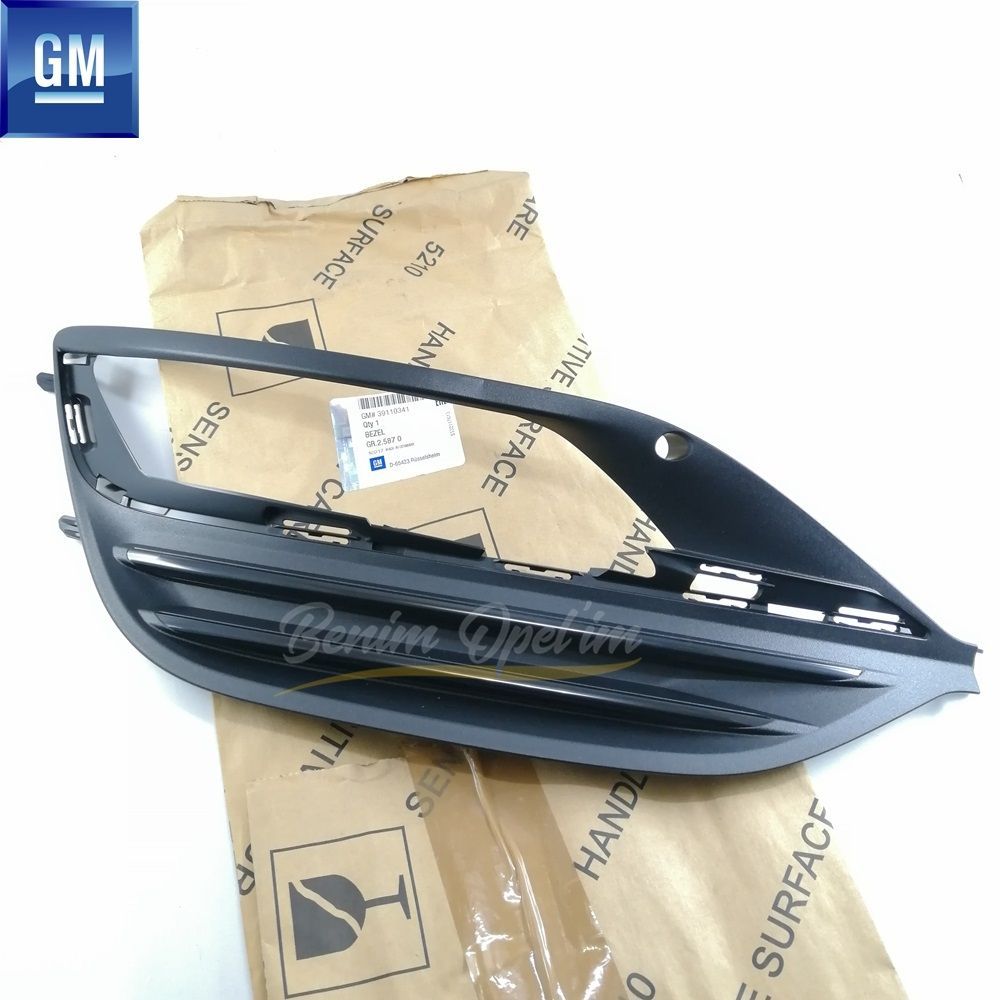 Opel Insignia B Left Front Fog Light Cover (Frame) GM Original 39110341 - 39138751