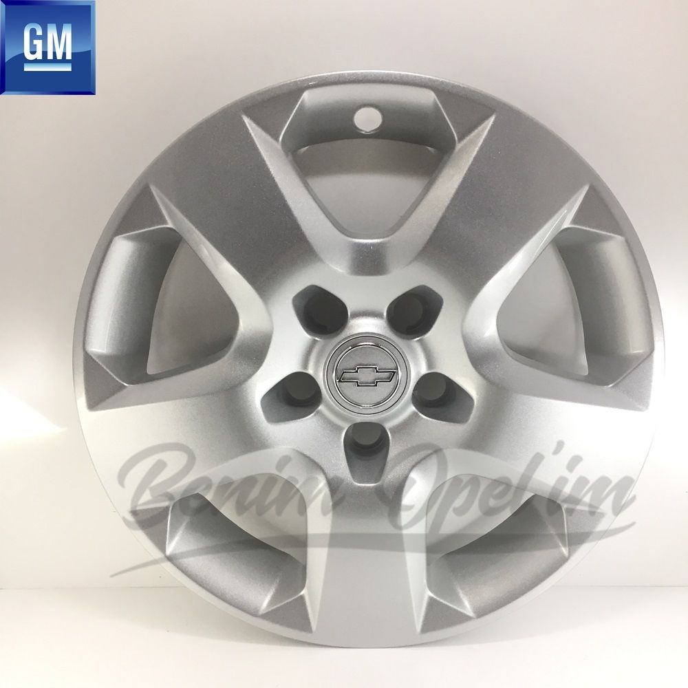 Opel Astra H, Zafira B Wheel Cover Silver 5 Wheel Rim Cover 5 Spoke 6.5Jx16 Inch 1 Piece Price GM Genuine 6006263 - 13257501 - 13257501