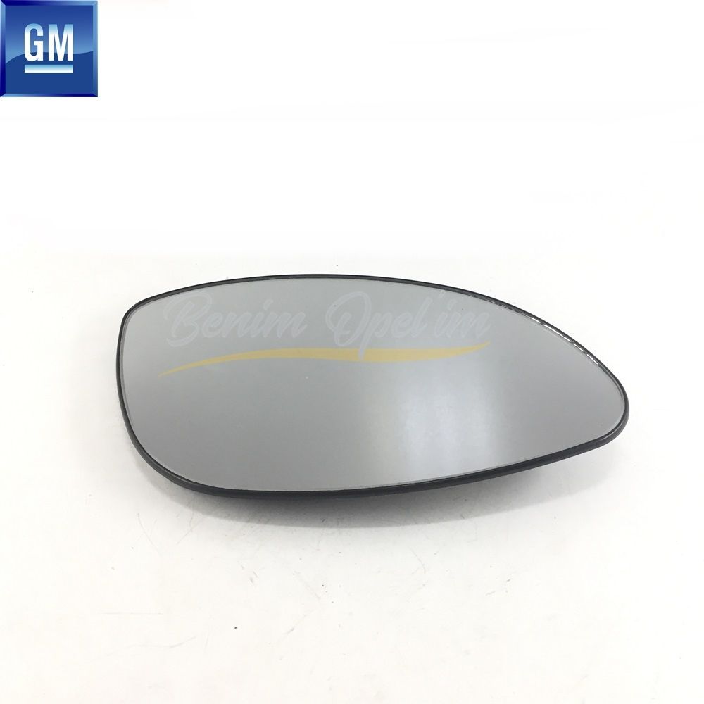 Opel Vectra B Right Outside Rear View Mirror Glass Electric GM Genuine 6428701 - 90569808