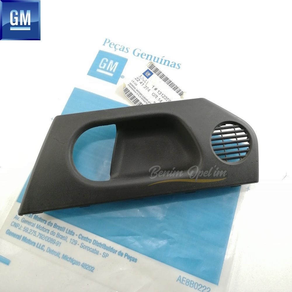 Opel Meriva A Right Rear Door Opening Handle Frame Smoked GM Genuine 2241274 - 13123591