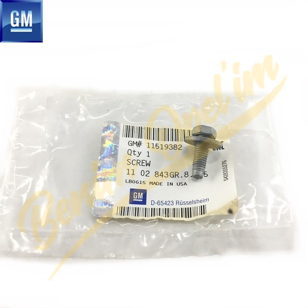 Product Code : 1102843 - Front Fender Mounting Bolt Hexagon M6 X 16 GM Genuine 1102843 - 11519382