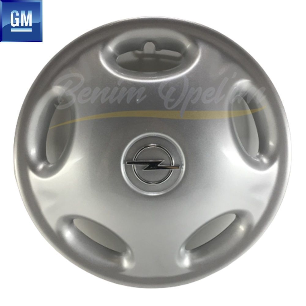 Opel Corsa B Wheel Cover Grey 5Jx13 Inch 97.5> GM Original 1006872 - 90538086