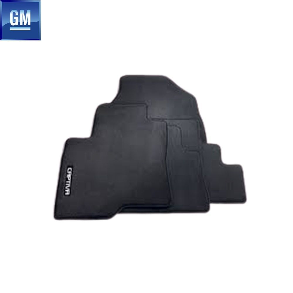 Product Code : X0077903 - Chevrolet Captiva Carpet Floor Mats Black GM Genuine X0077903