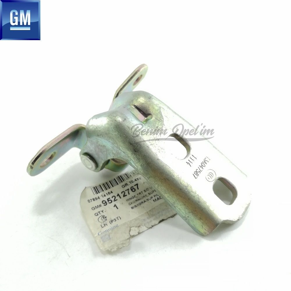 Product Code : 95212768 - Chevrolet Aveo, Sonic Right Front Door Upper Hinge GM Genuine 95212768