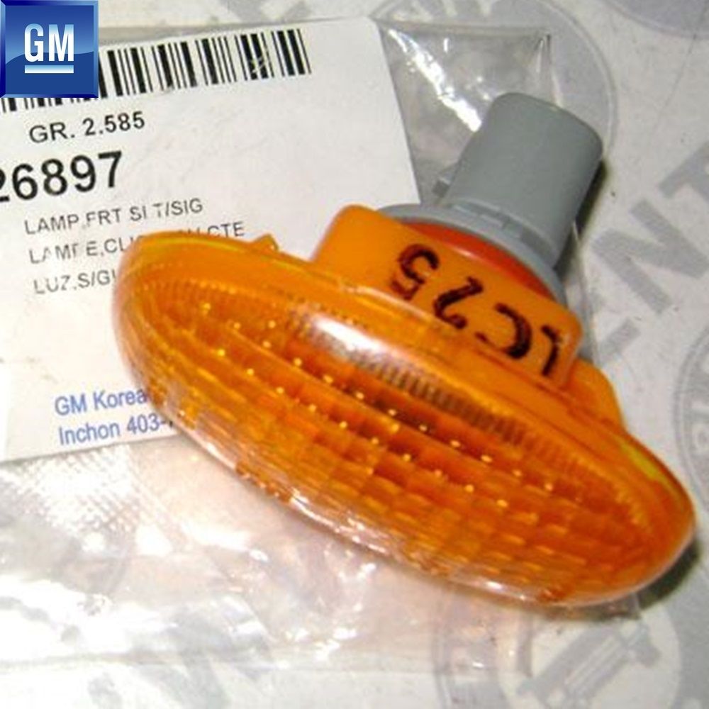 Product Code : 95226897 - Chevrolet Spark Fender Signal Light Yellow GM Original 95226897