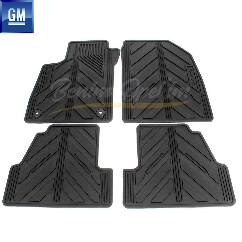 Product Code : 39026744 - Opel Mokka Rubber Mat Front And Rear Set Black GM Original 39026744 - 1723242