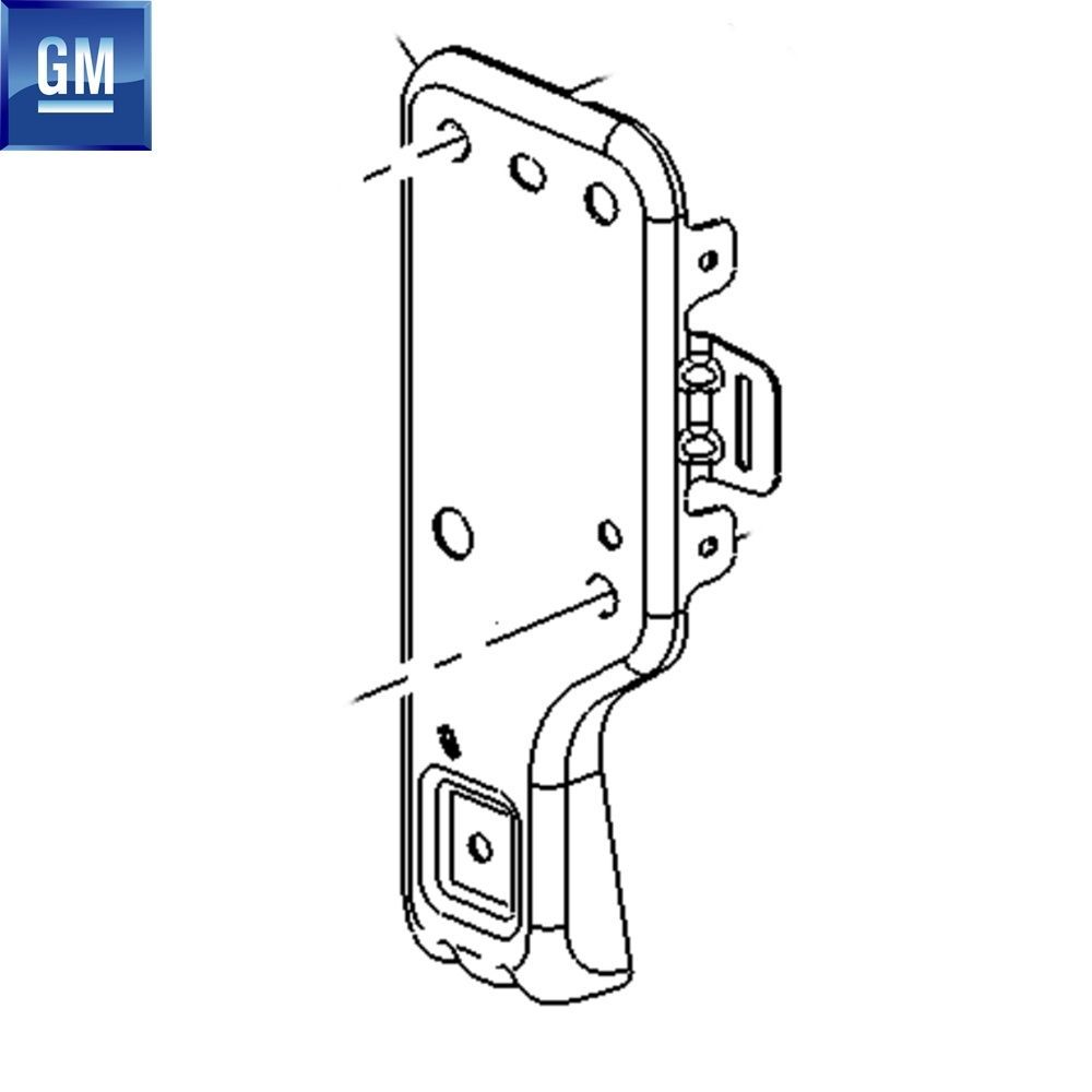 Product Code : 13444646 - Opel Corsa E Chassis Link Leg Left Plate GM Genuine 13444646 - 212348