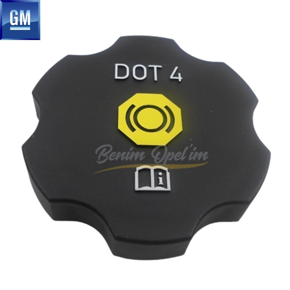 Product Code : 22895243 - Opel Astra K Brake Hydraulic Tank Cap Black (Dot 4) GM Genuine 22895243