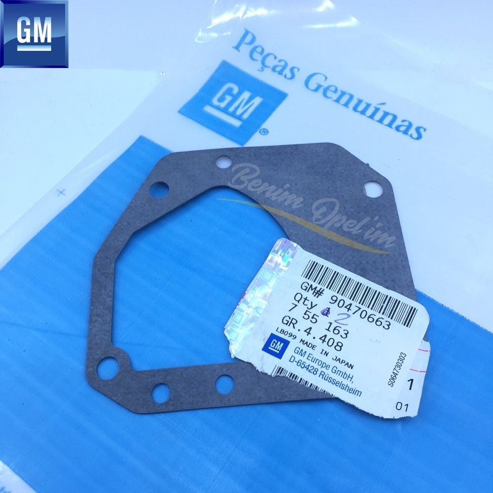 Gear Shaft Cover Gasket Opel Astra F, Astra G, Zafira A, Calibra, Vectra A, Vectra B F16, F18, F20 GM Genuine 755163 - 90344519