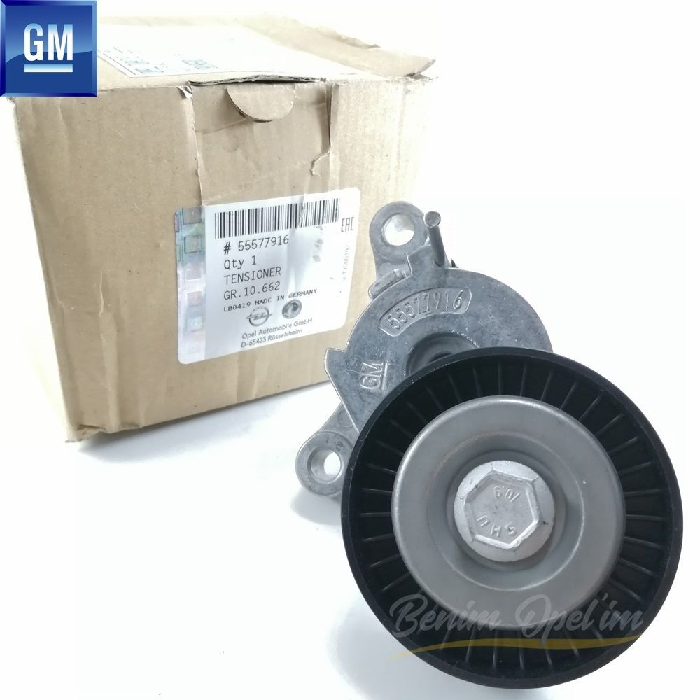 V Belt Tensioner Ball Drive A20-B20DTH Chevrolet Captiva C140, Opel Antara, Insignia A, Insignia B, Zafira C GM Genuine 55577916 - 636513