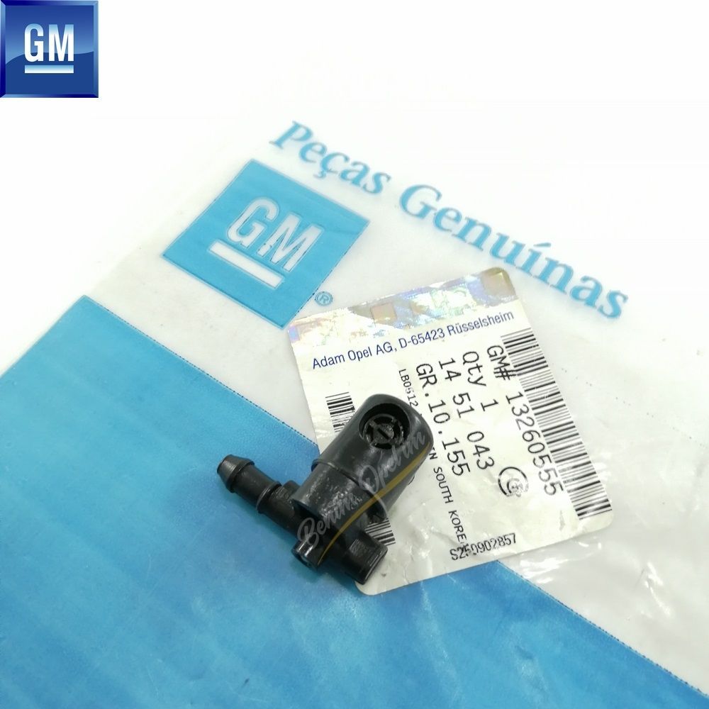 Product Code : 1451043 - Opel Astra J, Cascada Right Front Window Water Sprinkler Nozzle Black GM Original 1451043 - 13260555