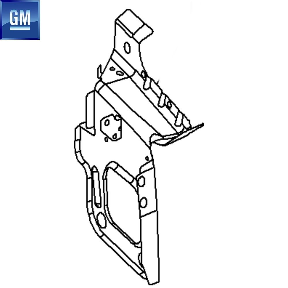 Product Code : 13307699 - Opel Astra J Right Front Headlamp Panel Sheet GM Original 13307699 - 1312121