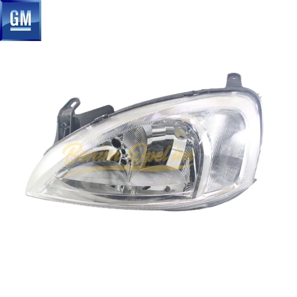 Opel Combo C, Corsa C Left Front Headlamp (LC) 1 Foot Repair GM Original 1216096 - 9196238