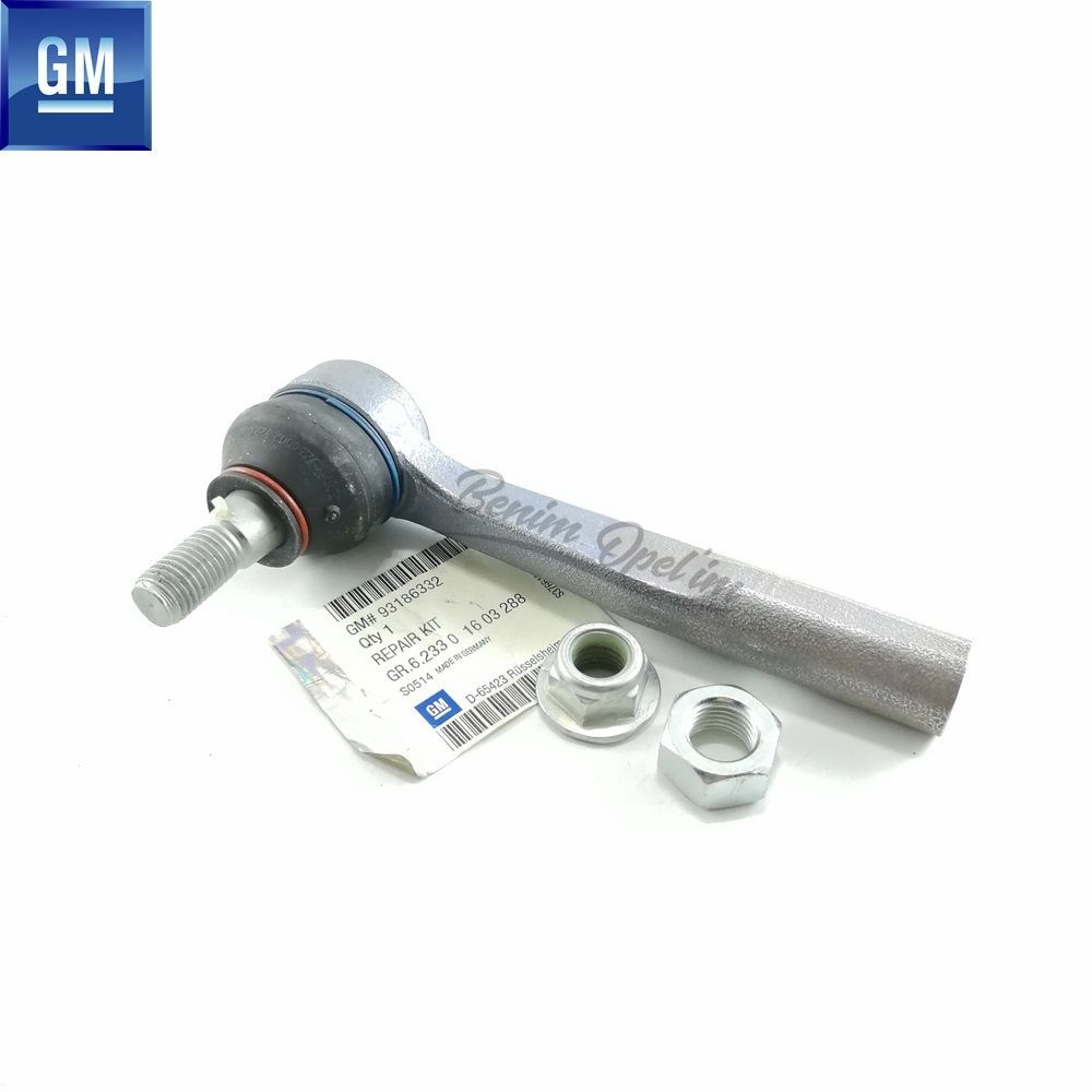 Right Front Tie Rod End M14X1,5 (Generation 2) Opel Astra H, Zafira B GM Genuine 1603288 - 93186332