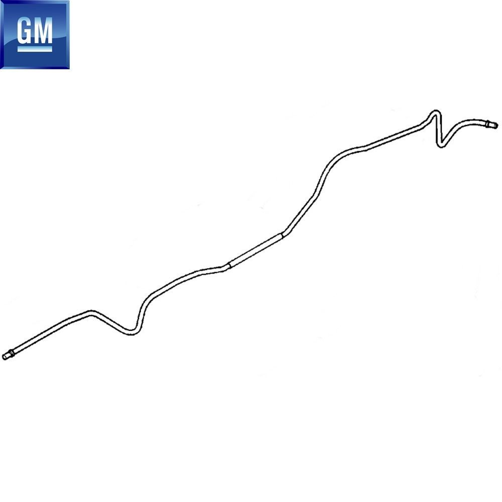 Opel Omega B Fuel Connecting Feed Pipe Y25TD GM Genuine 822529 - 93175541