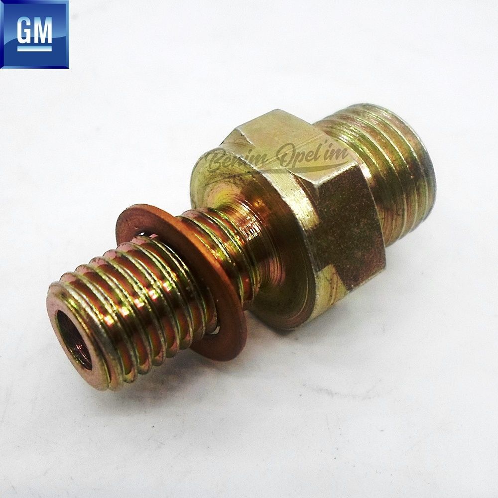 Fuel Inlet Nipple Connector Opel Astra F G H, Calibra, Frontera A, Omega A B, Vectra A B, Zafira A B GM Genuine 817701 - 90323245