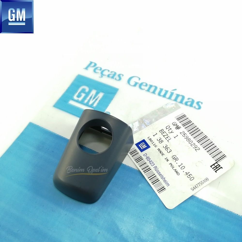 Opel Corsa E, Adam Left Front Door Exterior Opening Arm Cover Lined GM Genuine 138363 - 25980292 - 25980292