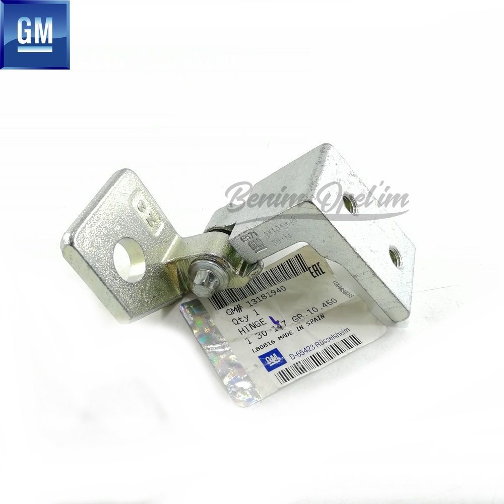 Opel Corsa D, Corsa E Complete Right Rear Door Bottom Hinge GM Genuine 130147 - 13181940